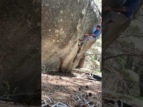 Beta Video for climb Flying Birdie v5, Lake Tahoe