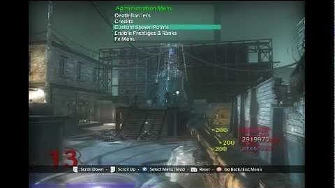 CoD WaW PNFV2 mod menu