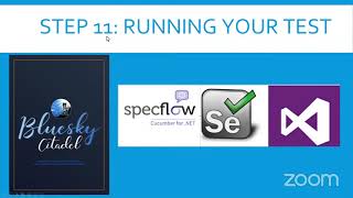 STEP 11: RUNNING YOUR TEST