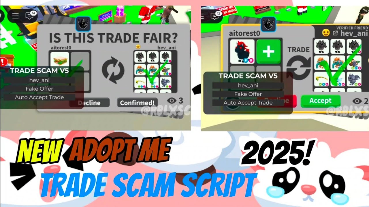 [ADOPT ME!🐾] NEW TRADE SCAM SCRIPT 2025!👆😱 - YouTube