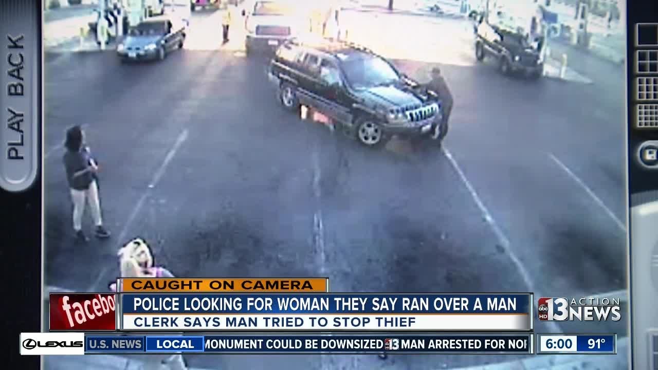 Clerk watches as Good Samaritan is run over by store thief - YouTube