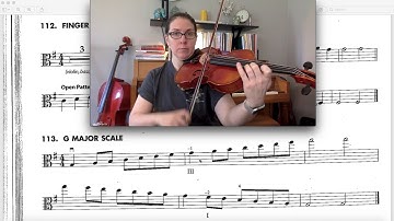 How to Play It - G major scale viola