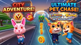 ULTIMATE PET CHASE! 🐱 Bunny vs Cat Runner Gameplay Highlights! 🏃💨#CatRunner #RunningPet #PetChase