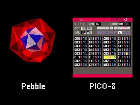 Pebble & PICO-8 mashup – Second Reality (proof of concept)