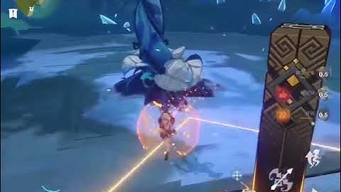 GENSHIN IMPACT | YOIMIYA vs CRYO REGISVINE | YOIMIYA E-BURST |