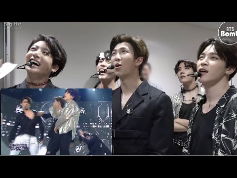 (ENG SUB) BTS Reaction to Namjoon ripping off Jungkook’s shirt during Fake Love