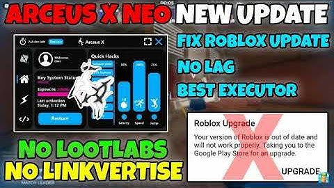 ROBLOX ARCEUS X NEO 1.5.0 - Arceus X Neo New Update | Fluxus Executor & Delta | Arceus X Atualizado