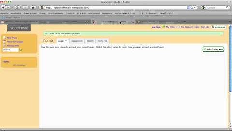 How to Embed a Voicethread in a Wiki