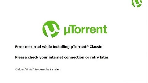 Error occurred while installing uTorrent classic solved - ERROR Fixed with Honey