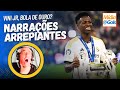 Vinicius Jr [TIRA O FÔLEGO] e deixa NARRADORES ESPANTADOS - Real Madrid Campeão da Champions