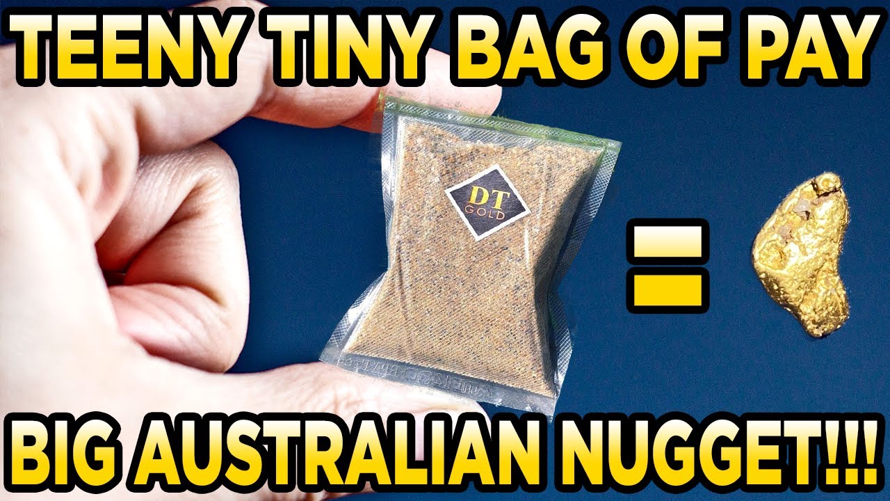 DTGoldAustralia 30gram Bag Gold Paydirt Review 257 YouTube