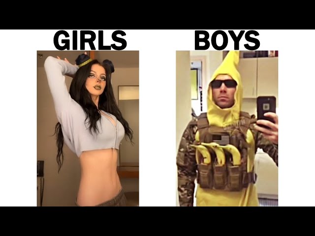 Boys Vs Girls Memes - Youtube