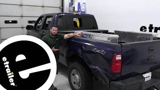 etrailer | Checking Out the UWS Truck Bed Fender Well Toolbox with Drawers