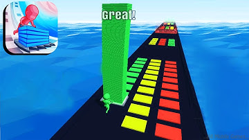 Stack Colors 💕⭐️🌈 - Max Level Gameplay Walkthrough - Android IOS #16