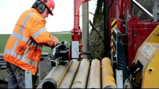 SonicSampDrill Magnetic-Hydraulic Rod/Casing Handler