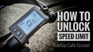 How To Unlock Speed Limit Ride1Up Cafe Cruiser