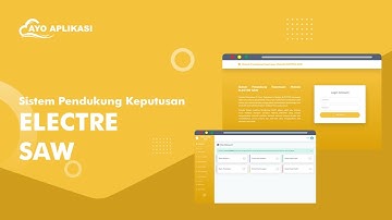 Source Code Aplikasi Sistem Pendukung Keputusan (SPK) Perbandingan Metode ELECTRE Dan SAW