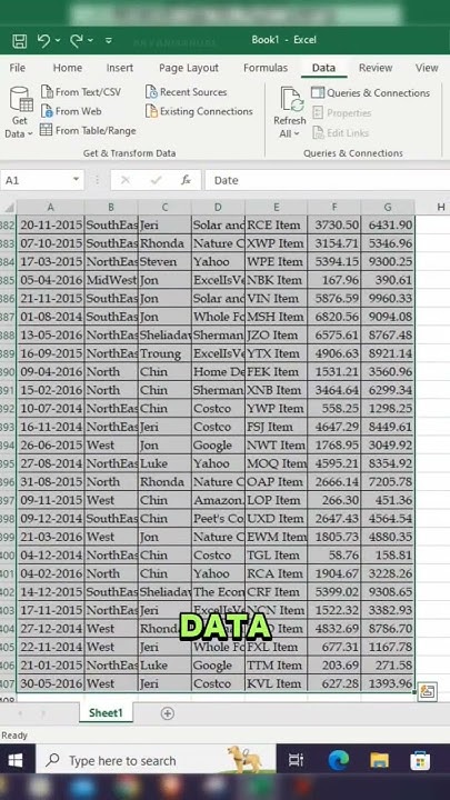 How to remove duplicate entries. #dataanalysis #dataentry #excel # ...