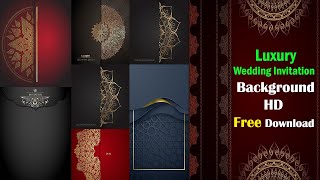 Top 50 Luxury Wedding Invitation Background Free Download I lagna patrika I  marathi wedding card - YouTube