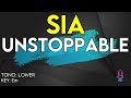 Sia - Unstoppable - Karaoke Instrumental - Lower