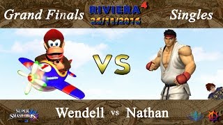 RCS 4 - Wendell (Diddy) vs Nathan (Ryu, Roy) - GRAND FINALS - Smash Wii U Singles