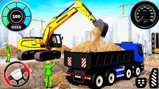 Build City Construction 3D - Dump Truck JCB Excavator Loading Simulator : Android Gameplay #3 screenshot 5