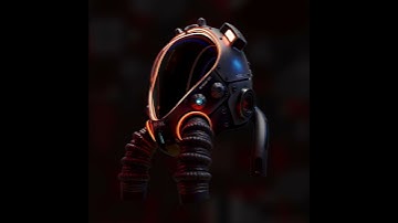 Sci-Fi Helmet 3d Animation in Blender #shorts