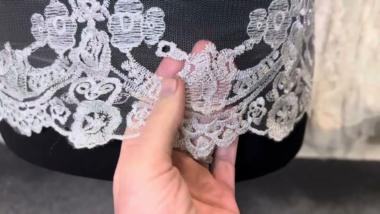 Silver Lace Trim - Empire