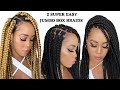 🔥EASY BOX BRAIDS/ Try this  Step By Step /101 /Protective Style Tupo1Hey guys!