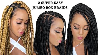 🔥EASY BOX BRAIDS/ Try this  Step By Step /101 /Protective Style Tupo1Hey guys!
