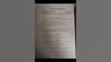 BA 1sem question paper ( understanding india)    course no -UVAUIT -101 #questionpaper #jammu