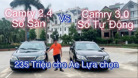 Camry 3.0 2002 so sánh với camry gli