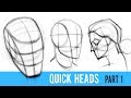 Quickly draw heads with the loomis method  part 1