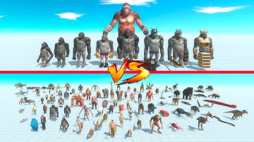 Mutant Primates vs Factions - Animal Revolt Battle Simulator