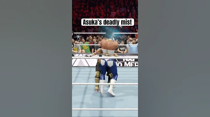 Asuka throws out her deadly mist (WWE 2K25) #wwe2k25 #wwe