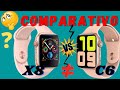 Review|Comparativo do smartwatch C6 com o smartwatch iwo x8|Qual é o melhor? Importado do aliexpress