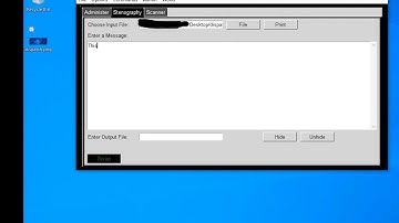 Stenography - Python GUI Programming - UBMT