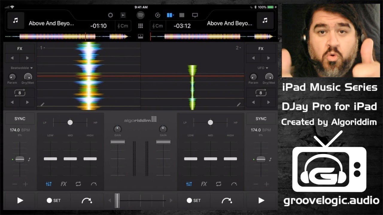 iPad Music Series DJay Pro for iPad App Review YouTube