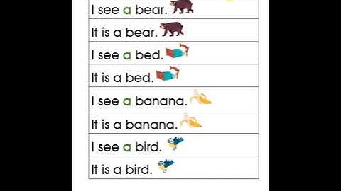 Oxford Phonics World 1; Unit 1 Lesson 2 Sight words a