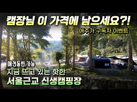 더 유명해지기 전에 꼭 가야 할 캠핑장 / 합리적인 입퇴실 시간 / 사이트 장단점리뷰 / 매월한잔 구독자이벤트 / 에어노크 스카이쉘터 / SZXL 원터치 / 가평 캠프 네버랜드