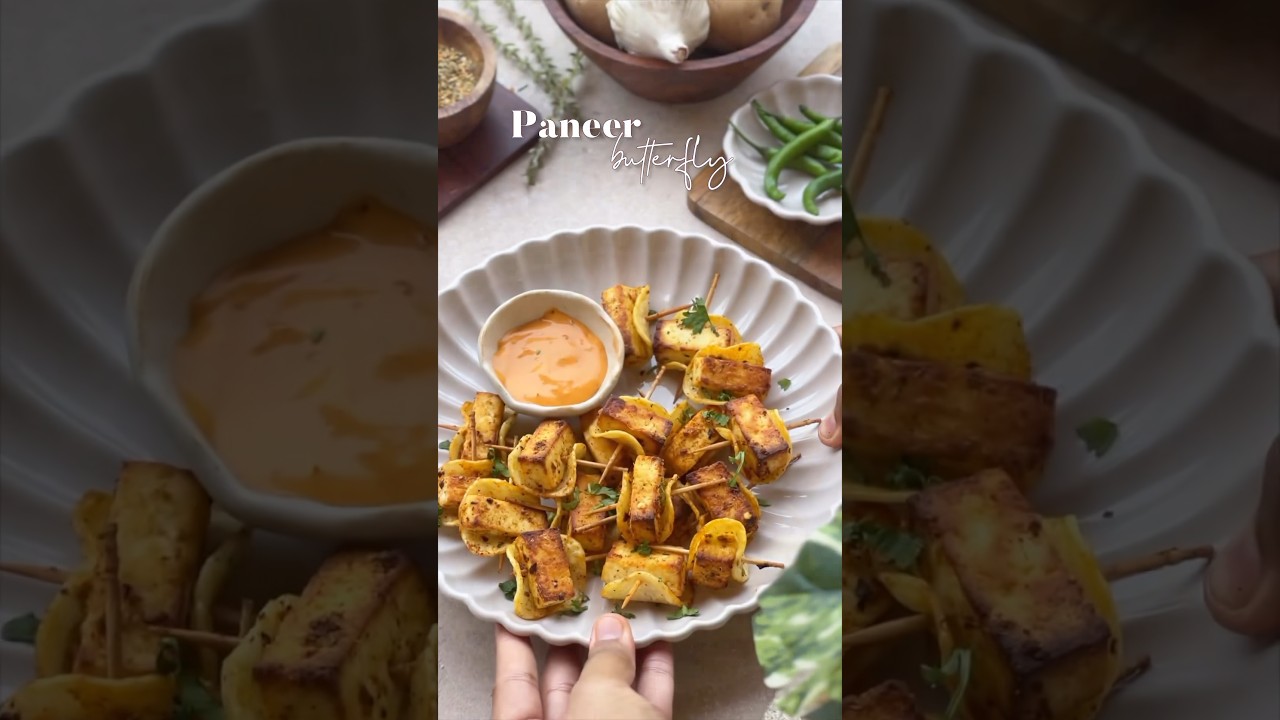 Paneer Butterfly- IPL snack