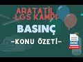 ARA TATİL LGS KAMPI || FEN BİLİMLERİ 1. GÜN || BASINÇ ÖZET KONU ANLATIMI