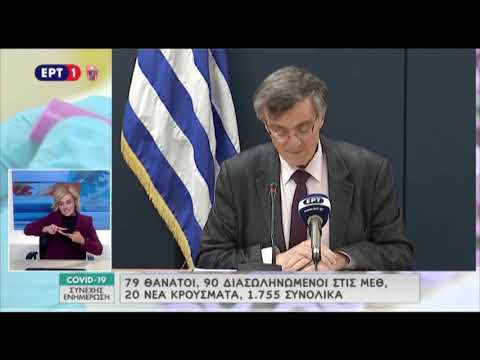 Τσιόδρας: 6 νέοι θάνατοι, 20 νέα κρούσματα