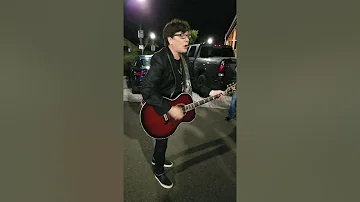 Eric Martin singing "Shine" for me in the parking lot in Danville, CA