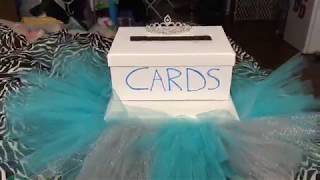 Diy card box (wedding, sweet 16 ...