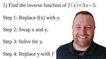 How to Find the Inverse of a Linear Function