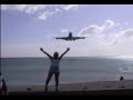 KLM 747 almost hitting Krassie on St. Maarten
