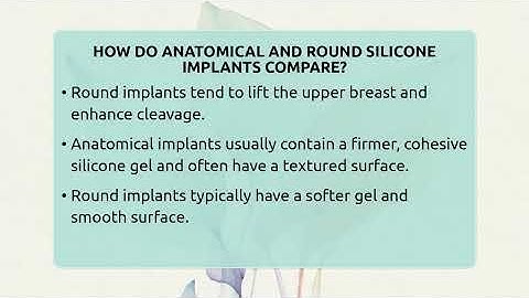 How Do Anatomical And Round Silicone Implants Compare? - Plastic Surgery Transformations