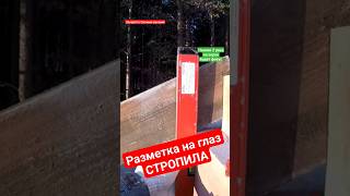 Стропила, как разметить по &quot;Колхозному&quot;?! #своимируками #братьязахарята #zахарята