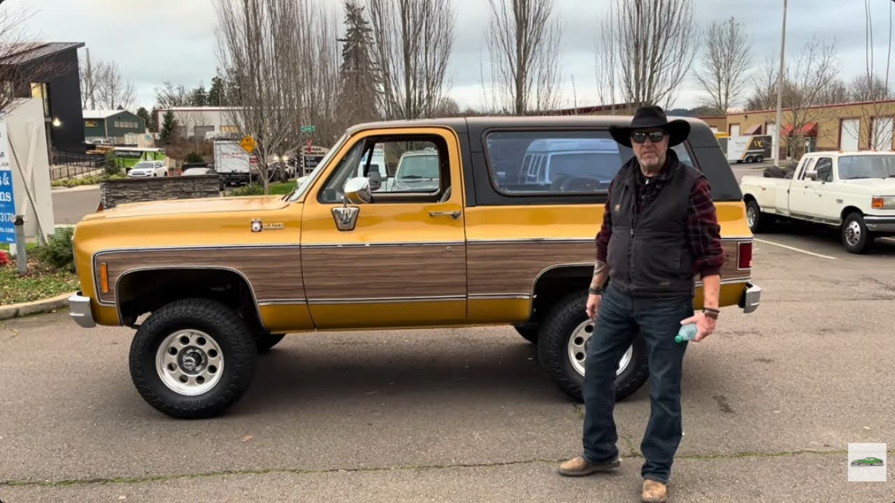 Прекрасный Chevrolet Blazer 1977 года выпуска с Келли!